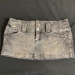 Refuge Dark Jean Skirt